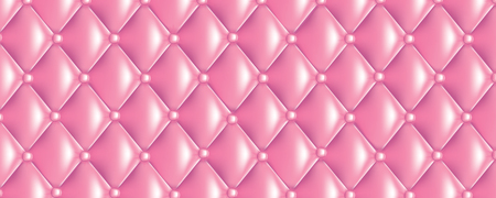 Vector quilt texture banner sweet pink colorsのイラスト素材