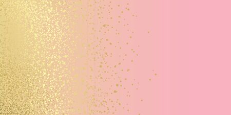 Pink and gold glitter background large banner elementのイラスト素材