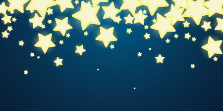 Bright stars glowing sweet light design bannerのイラスト素材