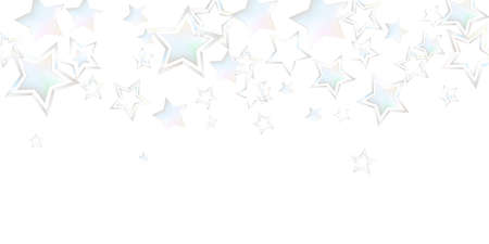 Merry christmas illustration with stars and snowflakes backgroundのイラスト素材