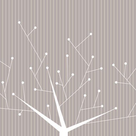 Abstract geometric tree illustration wide backgroundのイラスト素材
