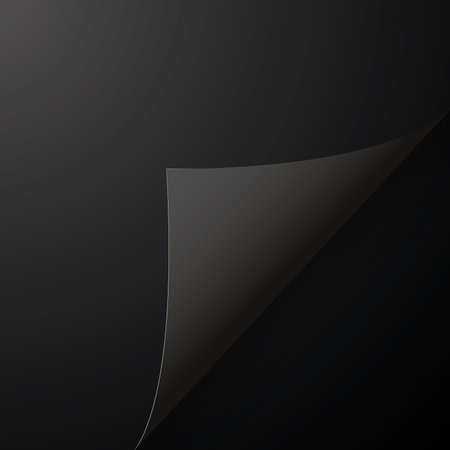 folded corner paper sheet - isolated design element themeのイラスト素材