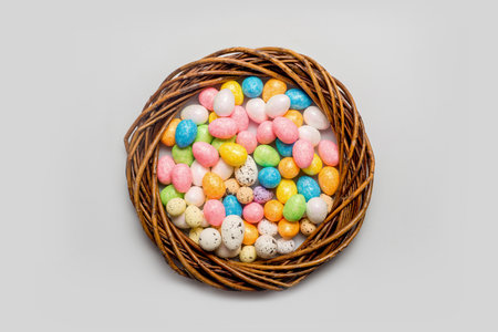Easter concept. Festive mood Easter holiday