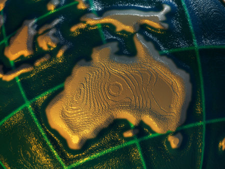 Abstract Earth - Australiaの写真素材
