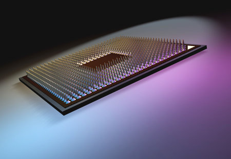 Processor - 3d render
