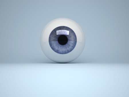 Digitally generated image of human eye - 3d renderの写真素材