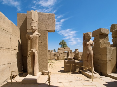 Karnak Temple Complex in Luxorの写真素材