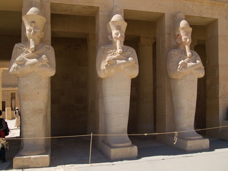 Temple of Hatshepsut in Luxorの写真素材