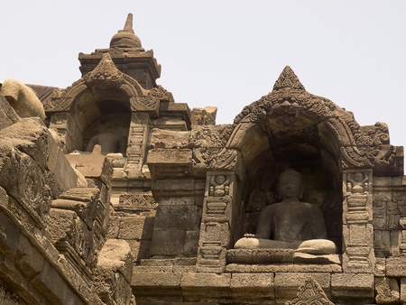 Borobudur Temple in Indonesiaの写真素材