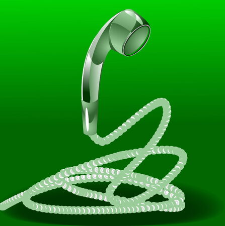 vector drawing of a shower with a hoseのイラスト素材