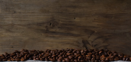 roasted coffee beansの写真素材