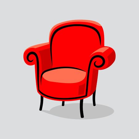 Red Armchairのイラスト素材