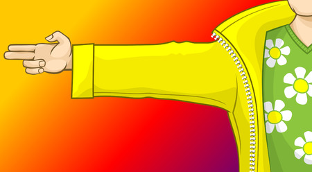 Acid camomile field raver illustrationのイラスト素材