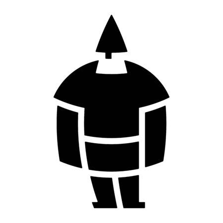 Bearded viking knight sign icon logo vector illustrationのイラスト素材