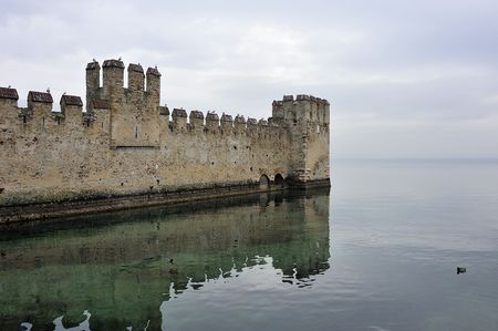 Sirmione, Garda lake, Italyの写真素材
