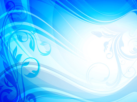 Blue backgroundのイラスト素材