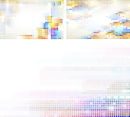 Mosaic backgroundsのイラスト素材