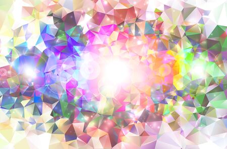 Colorful abstract mosaicのイラスト素材