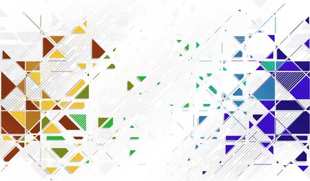 Geometric abstract background