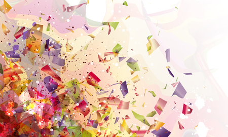explosive abstractionのイラスト素材