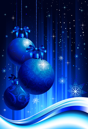 Night christmas decorationのイラスト素材