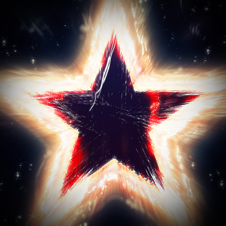 Shining starの写真素材