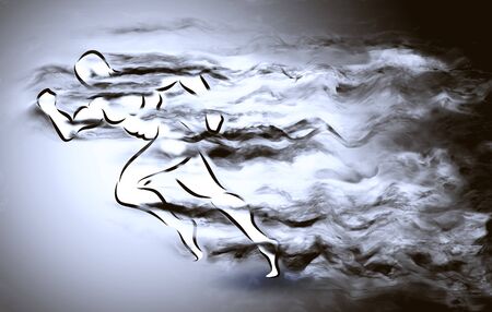 Running athleteの写真素材