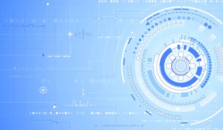 tech backgroundのイラスト素材