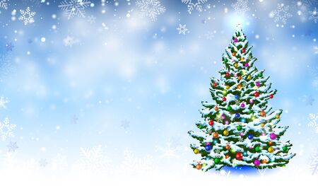 Winter backgroundのイラスト素材