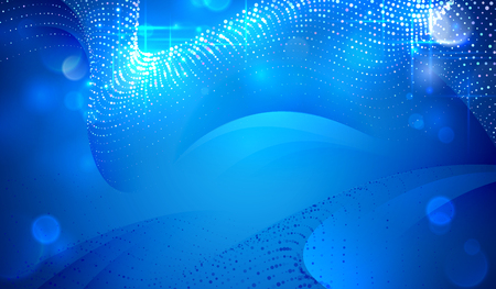 Blue deep elegant abstractionのイラスト素材