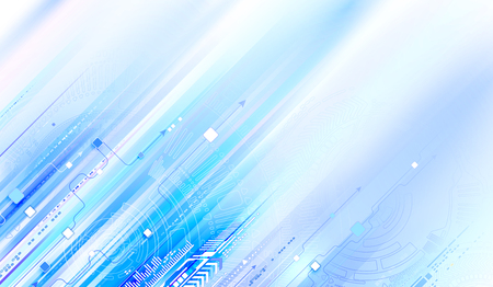 Blue modern tech background Vector illustration.のイラスト素材