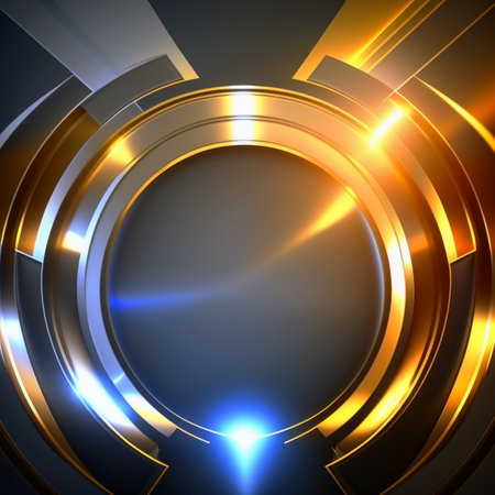 Volume modern radial illustration. Elegance abstract background. Created with generative AI.の素材