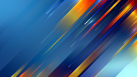 Colorful abstract background with vibrant diagonal stripes.のイラスト素材