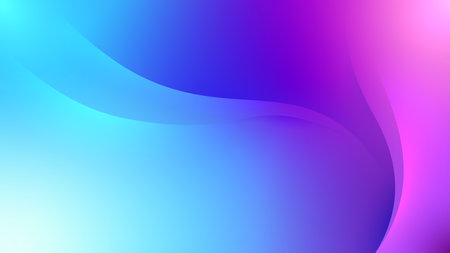 soft wavy background in blue and purple colorsのイラスト素材