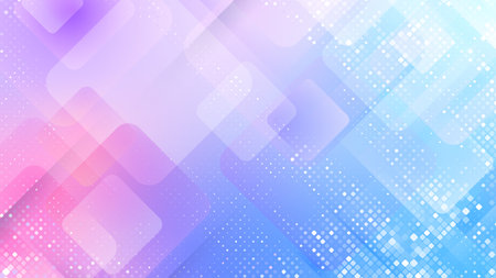 Blue and purple abstract background with tiny elements.のイラスト素材