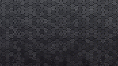 Neutral tech background with hexagonal shapes. Perfect for any futuristic design.