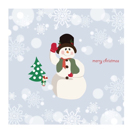 snowmanのイラスト素材