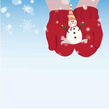 snowmanのイラスト素材