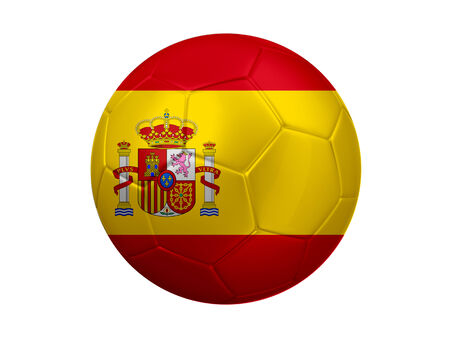Spain Football Flag Soccerの写真素材