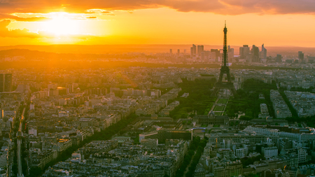 Eiffel Tower in Paris , Franceのeditorial素材