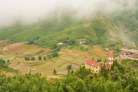 Cat Cat City in Sapa, Vietnamの写真素材