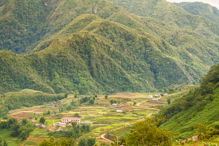 Cat Cat City in Sapa, Vietnamの写真素材