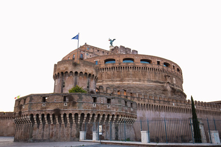 View of Castel Sant Angelo the landmark of Rome, Italyのeditorial素材