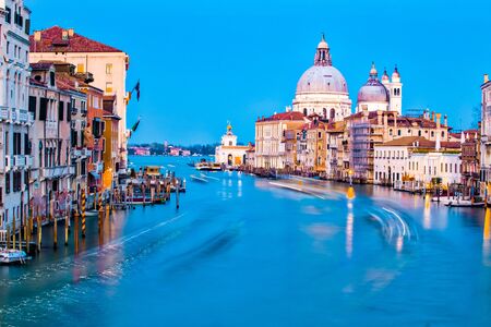 The Grand Canal in Venice, Italy.の写真素材