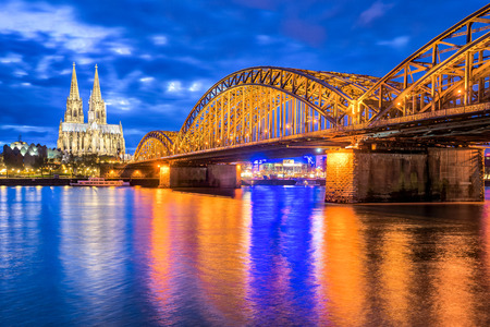 View of Cologne Cathedral in Cologne, Germany.の写真素材