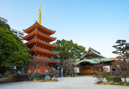 Tochoji Temple in Hakata, Fukuoka, Japan.のeditorial素材