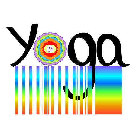 Logo of yoga Indian chakra sahasrara vector illustrationのイラスト素材