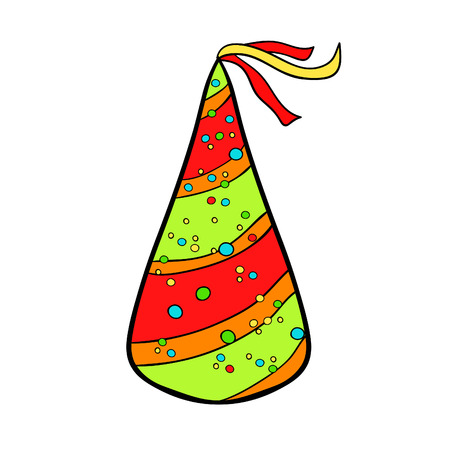 Funny hat for the holiday vector illustrationのイラスト素材