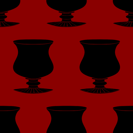 Seamless pattern is a Greek vase vector illustrationのイラスト素材