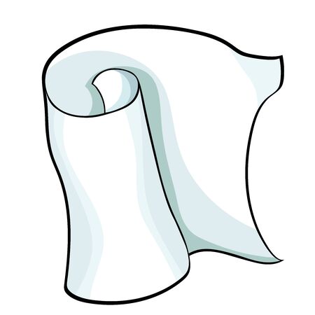 the office supply paper roll vector illustrationのイラスト素材